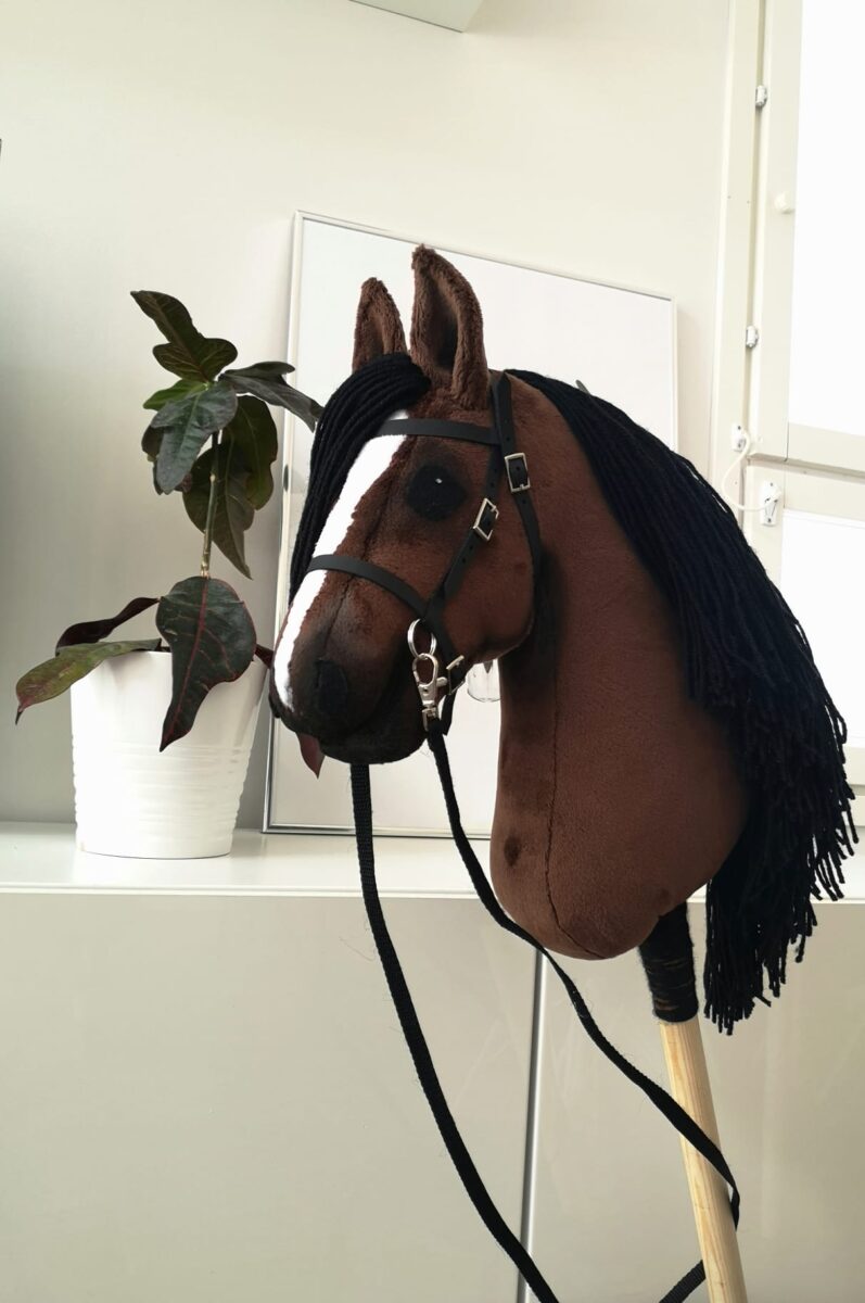 realistic brown premium hobby horse size a4 a4