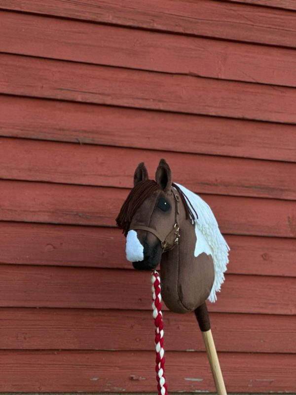 Pony Size Brown/White hobbyhorse - Image 2
