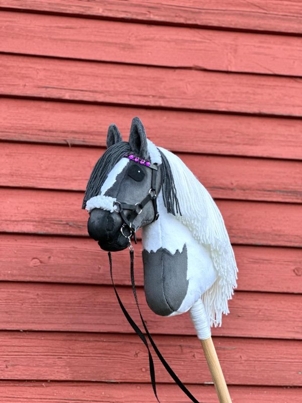 Two coloured DarkGrey-White hobbyhorse - Image 3