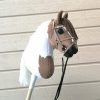 Two coloured LightBrown-White hobbyhorse - Image 2