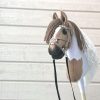 Two coloured LightBrown-White hobbyhorse
