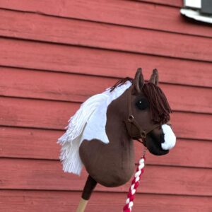 brown white pony hobbyhorse 2